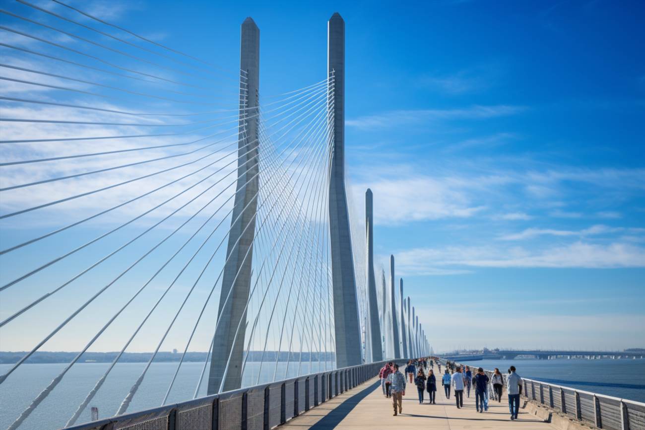 Najdłuższy most w lizbonie - most vasco da gama